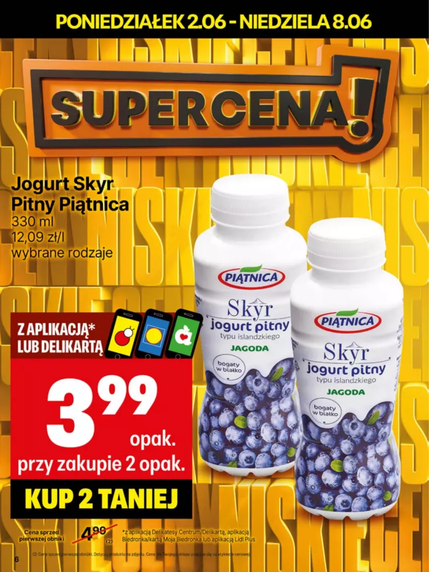 Gazetka promocyjna Delikatesy Centrum - Franczyza DC23 Poniedziałek - ważna 02.06 do 08.06.2025 - strona 6