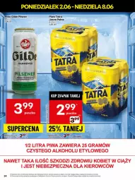 Gazetka promocyjna Delikatesy Centrum - Franczyza DC23 Poniedziałek - Gazetka - ważna od 08.06 do 08.06.2025 - strona 34 - produkty: Piwa, Piwo, Piec, Gra, Tatra