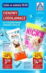 Gazetka promocyjna Aldi - Pełna oferta - Gazetka - ważna od 09.05 do 09.05.2025 - strona 21 - produkty: Lody, Ferrero, Kinder