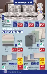 Gazetka promocyjna Aldi - Pełna oferta - Gazetka - ważna od 09.05 do 09.05.2025 - strona 40 - produkty: Pościel, Poszewka, Prześcieradło, Wełna