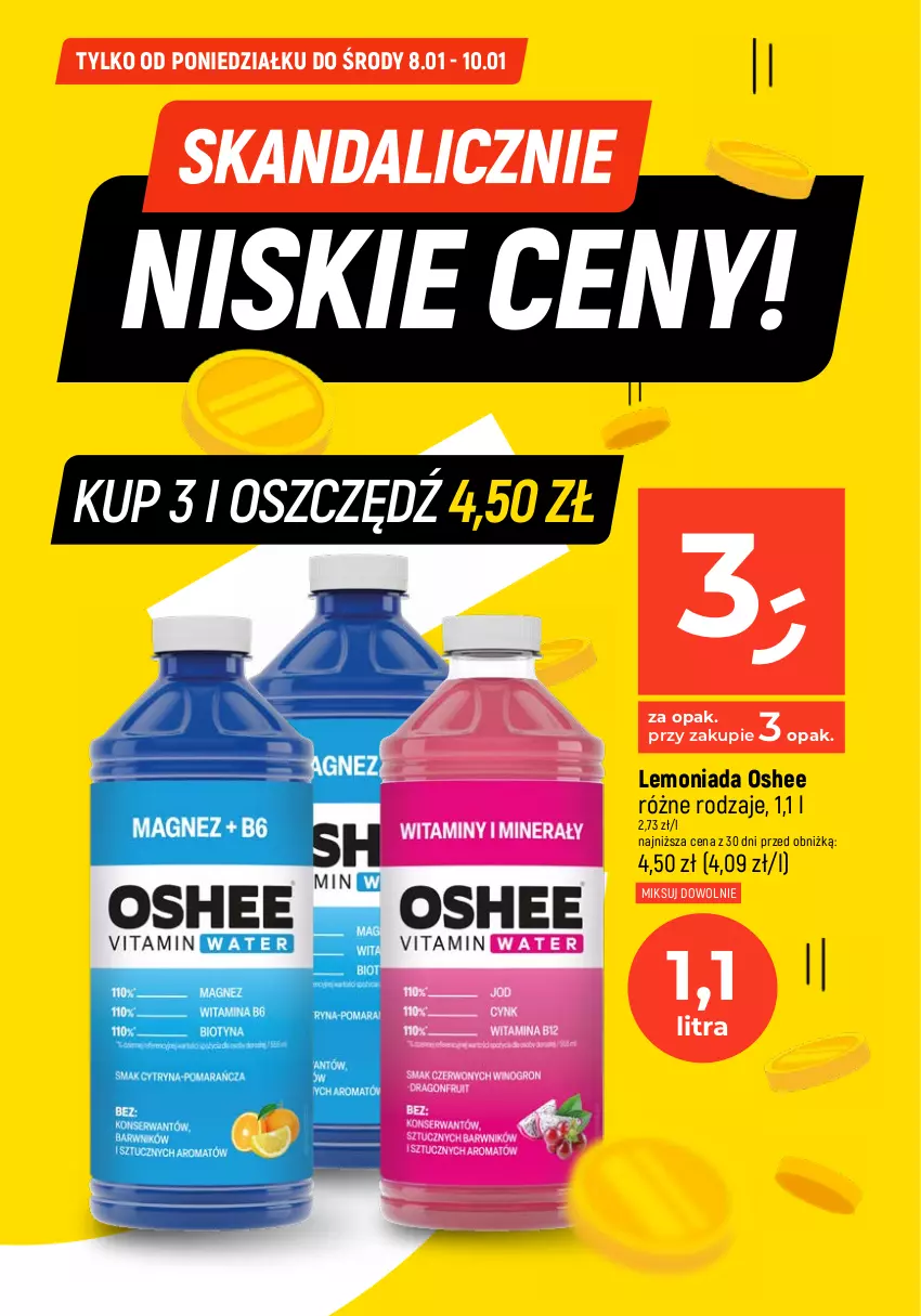 Gazetka promocyjna Dealz - W DEALZ - ważna 08.01 do 10.01.2024 - strona 4 - produkty: Lemoniada, Oshee