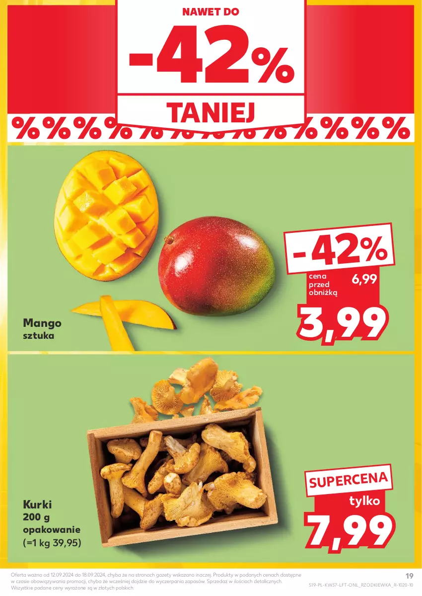 Gazetka promocyjna Kaufland - Gazetka tygodnia - ważna 12.09 do 18.09.2024 - strona 19 - produkty: Mango, Rzodkiewka