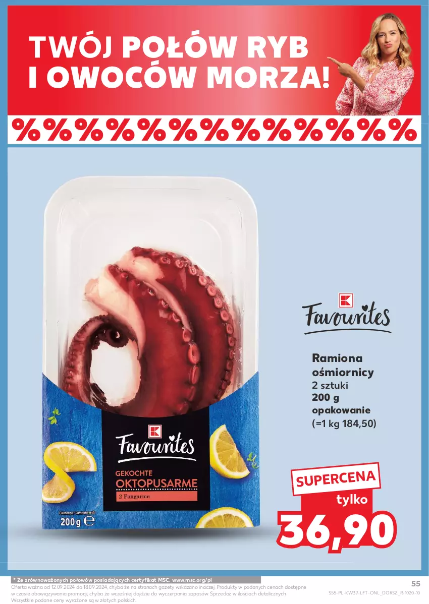 Gazetka promocyjna Kaufland - Gazetka tygodnia - ważna 12.09 do 18.09.2024 - strona 55 - produkty: Dorsz