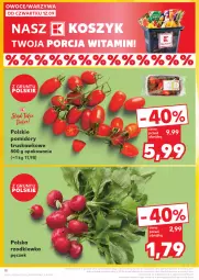 Gazetka promocyjna Kaufland - Gazetka tygodnia - Gazetka - ważna od 18.09 do 18.09.2024 - strona 18 - produkty: Warzywa, Sok, Por, Rama, Kosz, Owoce, Grunt, Pomidory, Rzodkiewka