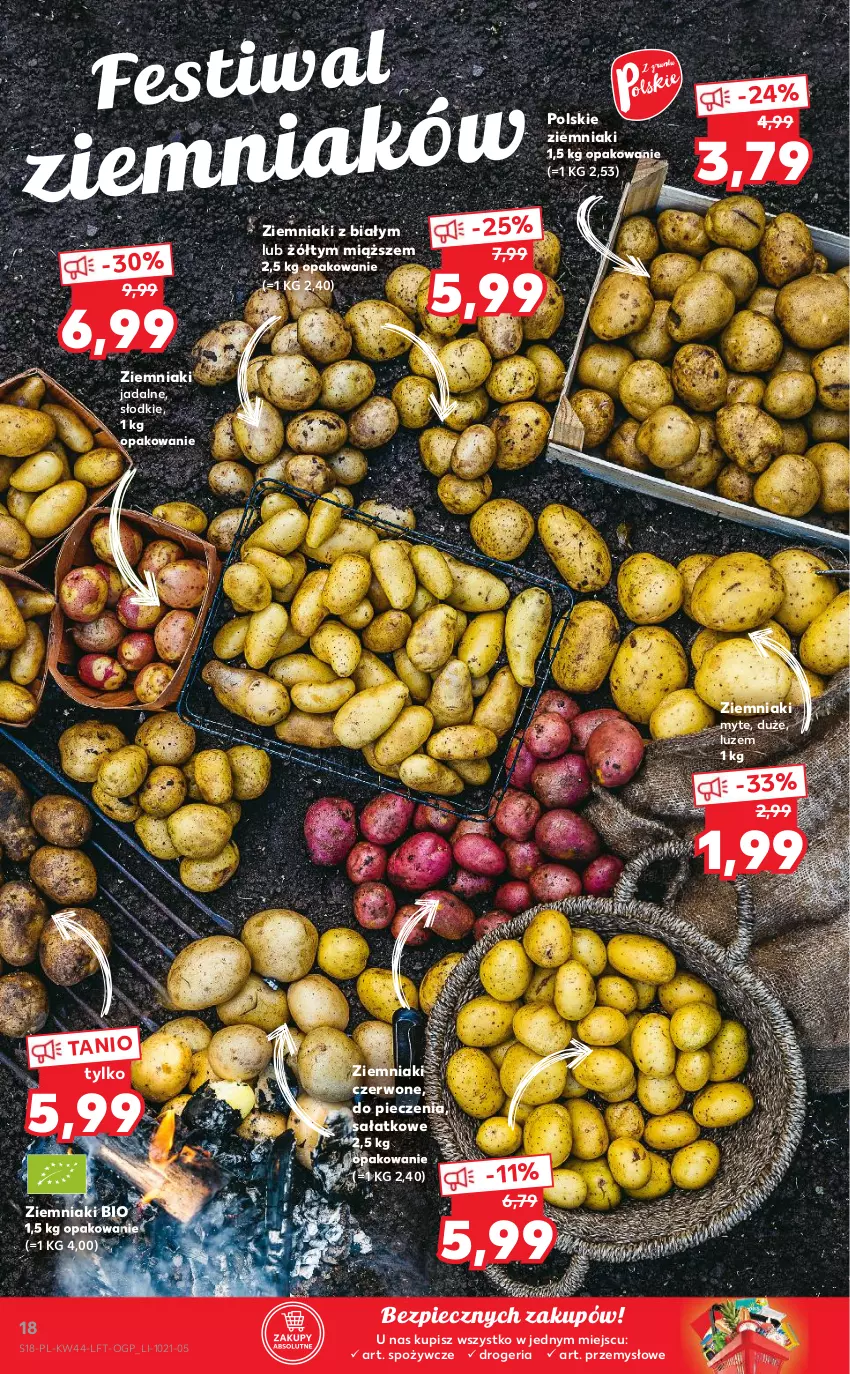 Gazetka promocyjna Kaufland - OFERTA TYGODNIA - ważna 04.11 do 09.11.2021 - strona 18 - produkty: Piec, Sałat, Ziemniaki