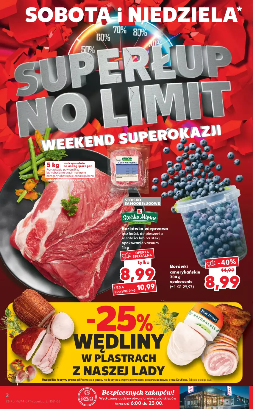 Gazetka promocyjna Kaufland - OFERTA TYGODNIA - ważna 04.11 do 09.11.2021 - strona 2 - produkty: Karkówka wieprzowa, Piec, Stek, Tera, Waga