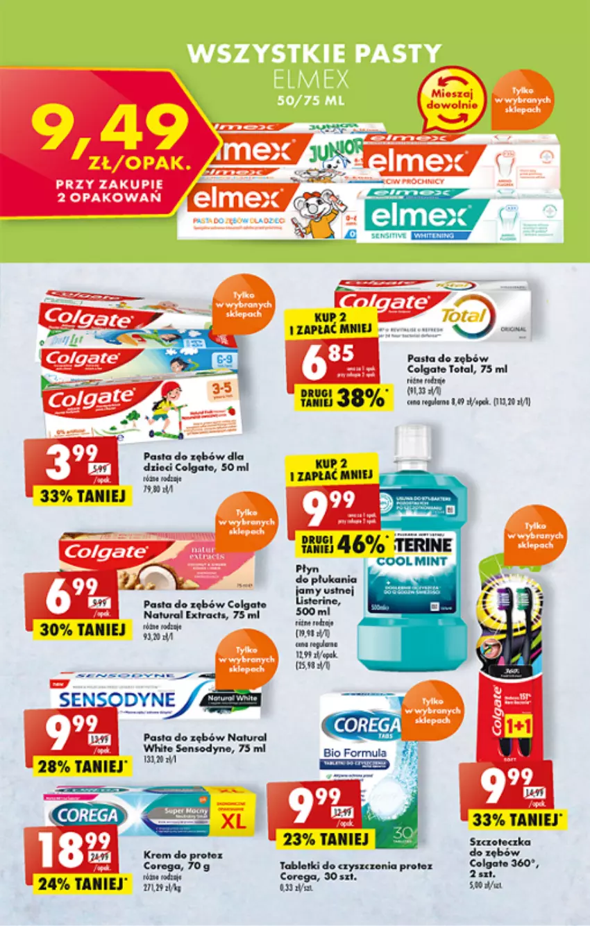 Gazetka promocyjna Biedronka - ważna 13.06 do 18.06.2022 - strona 43 - produkty: Corega, Fa, LG, Listerine, Pasta do zębów, Regał, Sensodyne, Tablet