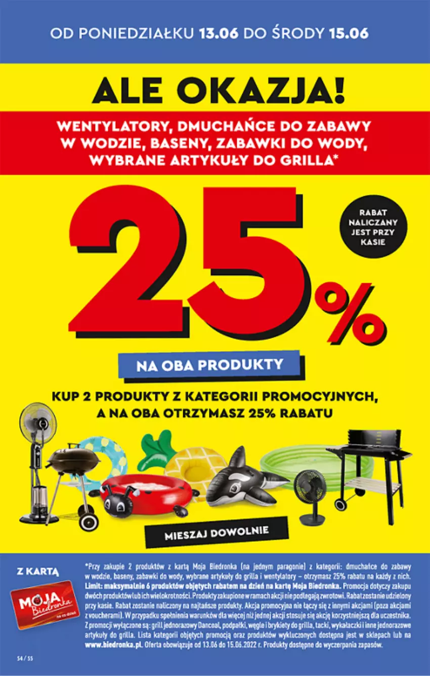 Gazetka promocyjna Biedronka - ważna 13.06 do 18.06.2022 - strona 54 - produkty: Grill