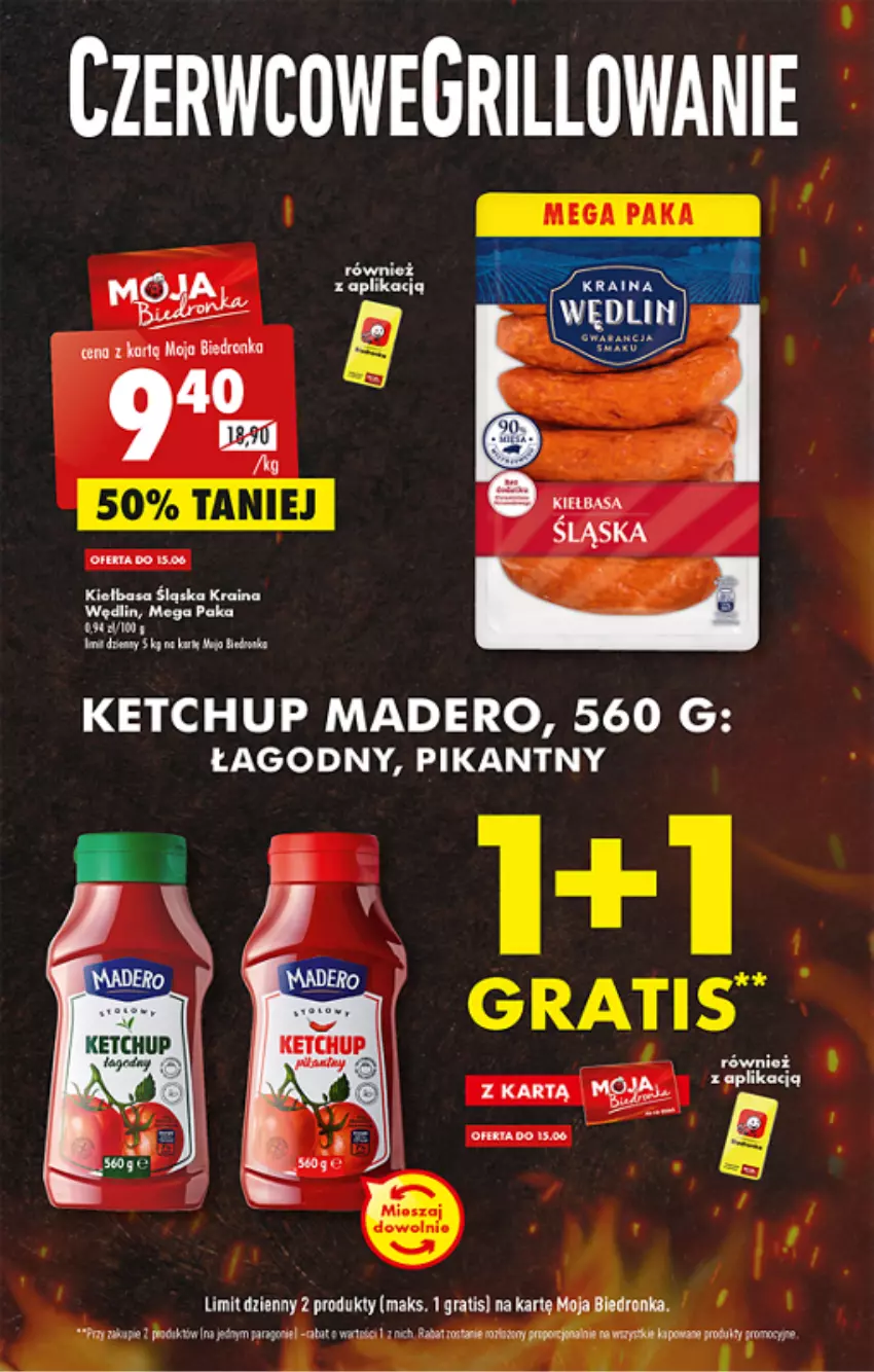 Gazetka promocyjna Biedronka - ważna 13.06 do 18.06.2022 - strona 7 - produkty: Dron, Fa, Gra, Grill, Ketchup, Kiełbasa