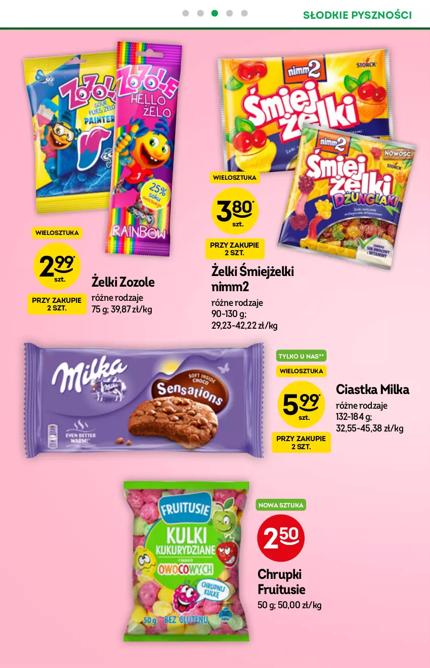 Gazetka promocyjna Żabka - ważna 01.09 do 14.09.2021 - strona 44 - produkty: Chrupki, Ciastka, Milka, Nimm2, O nas