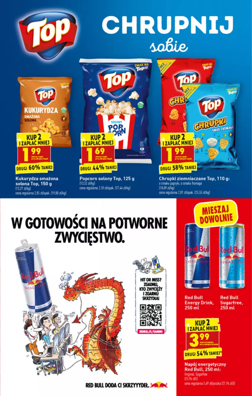 Gazetka promocyjna Biedronka - W tym tygodniu - ważna 31.01 do 05.02.2022 - strona 41 - produkty: Kukurydza, Por, Red Bull, Top