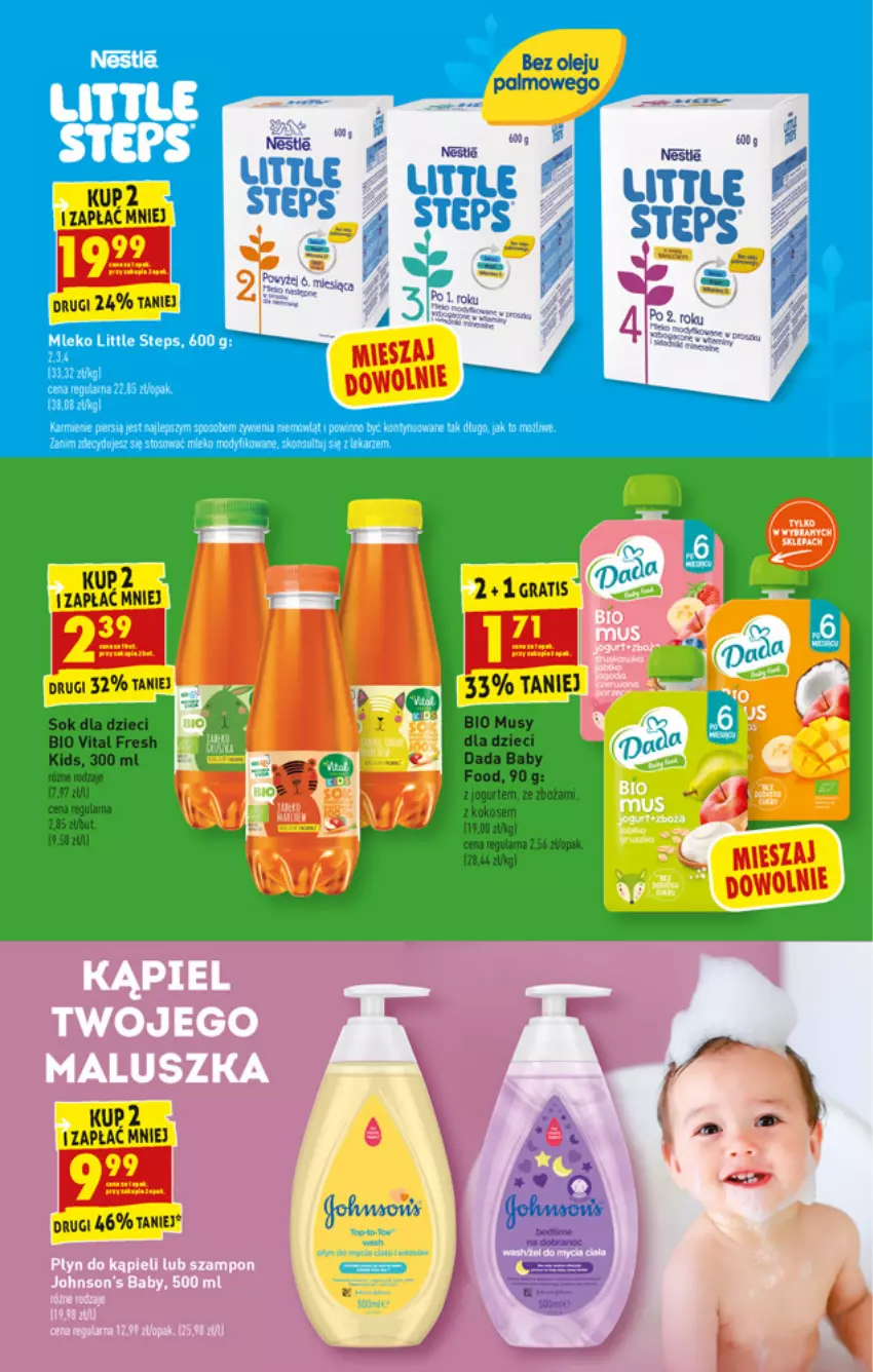 Gazetka promocyjna Biedronka - W tym tygodniu - ważna 31.01 do 05.02.2022 - strona 49 - produkty: Mleko, Płyn do kąpieli, Szampon