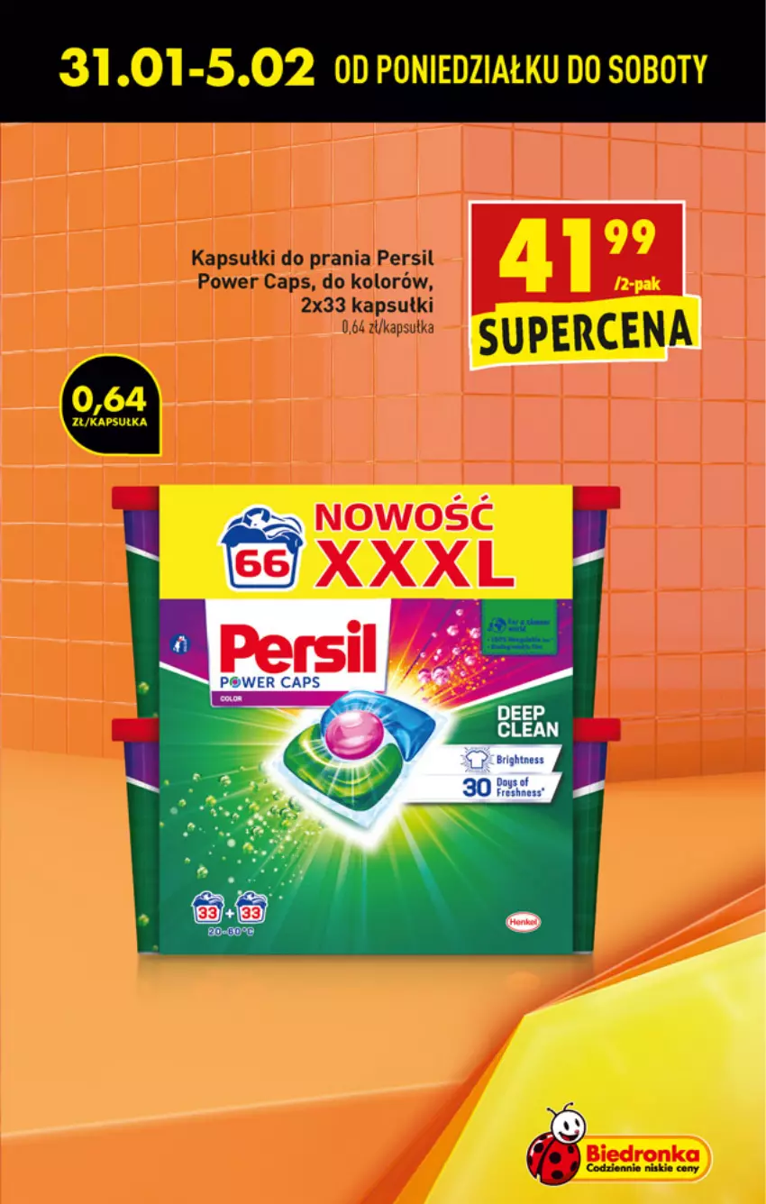 Gazetka promocyjna Biedronka - W tym tygodniu - ważna 31.01 do 05.02.2022 - strona 9 - produkty: Dron, Kapsułki do prania, Persil