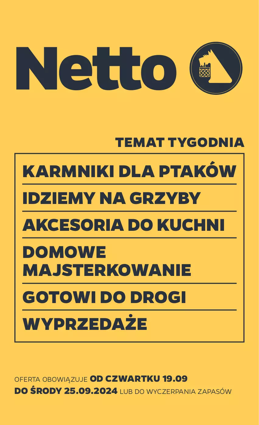 Gazetka promocyjna Netto - Akcesoria i dodatki - ważna 19.09 do 25.09.2024 - strona 1 - produkty: Grzyby