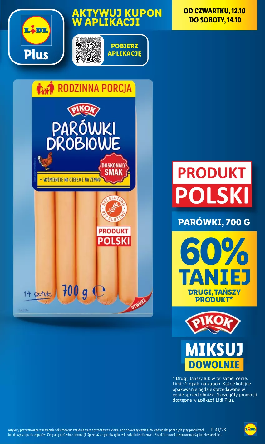 Gazetka promocyjna Lidl - GAZETKA - ważna 12.10 do 14.10.2023 - strona 15 - produkty: Olej, Parówki