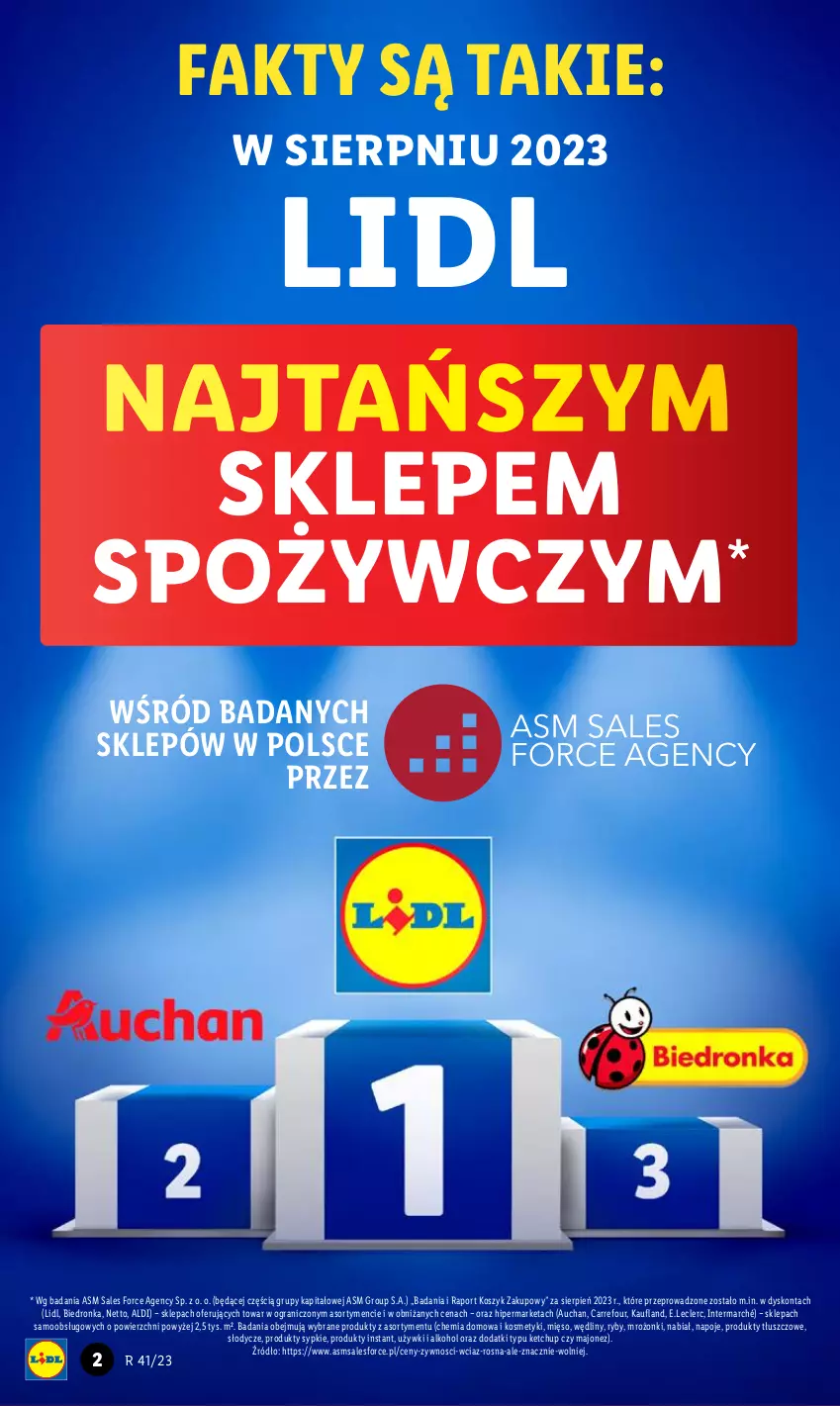 Gazetka promocyjna Lidl - GAZETKA - ważna 12.10 do 14.10.2023 - strona 4 - produkty: Dron, Fa, Gra, Ketchup, Kosz, Majonez, Mięso, Napoje, Por