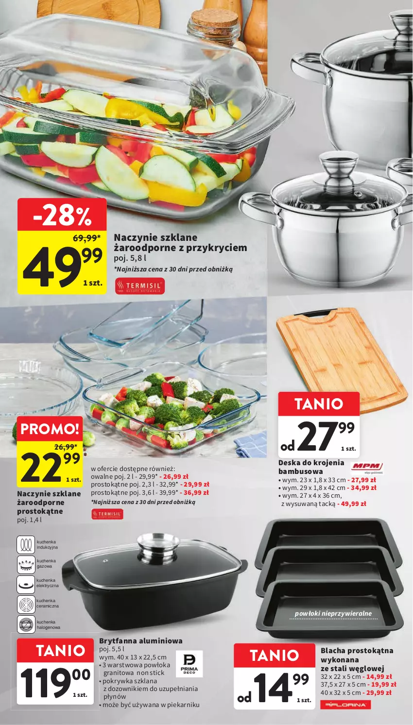 Gazetka promocyjna Intermarche - Gazetka Intermarche - ważna 09.11 do 15.11.2023 - strona 40 - produkty: Deska do krojenia, Dozownik, Fa, Gra, Halo, LANA, Piekarnik, Pokrywka szklana, Por