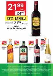 Gazetka promocyjna Delikatesy Centrum - Folder alkoholowy DC41 - Gazetka - ważna od 25.10 do 25.10.2023 - strona 2 - produkty: Por, Jagermeister, Merlot, Johnnie Walker, Whisky, Wino, Likier, Grzaniec Galicyjski