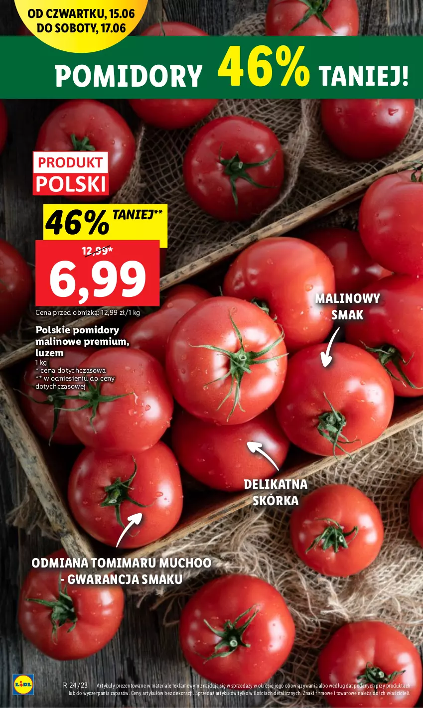 Gazetka promocyjna Lidl - GAZETKA - ważna 15.06 do 17.06.2023 - strona 20 - produkty: Pomidory