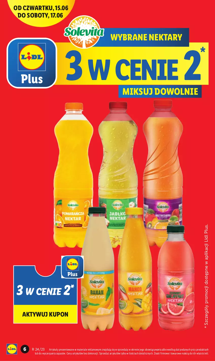 Gazetka promocyjna Lidl - GAZETKA - ważna 15.06 do 17.06.2023 - strona 8 - produkty: Nektar