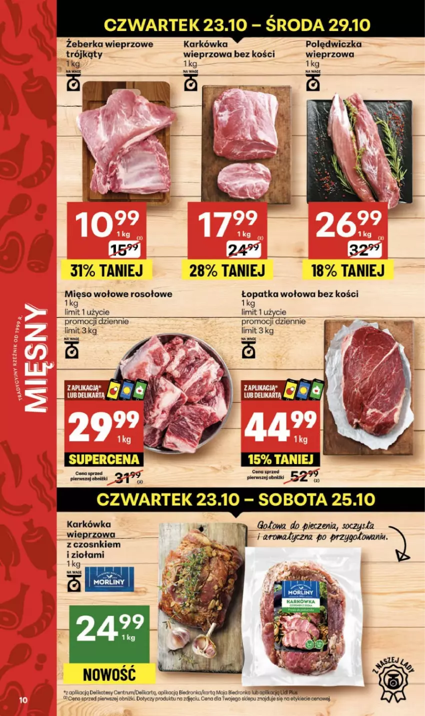 Gazetka promocyjna Delikatesy Centrum - Franczyza DC43 Czwartek - ważna 23.10 do 29.10.2025 - strona 10 - produkty: Dron, Piec, Rum