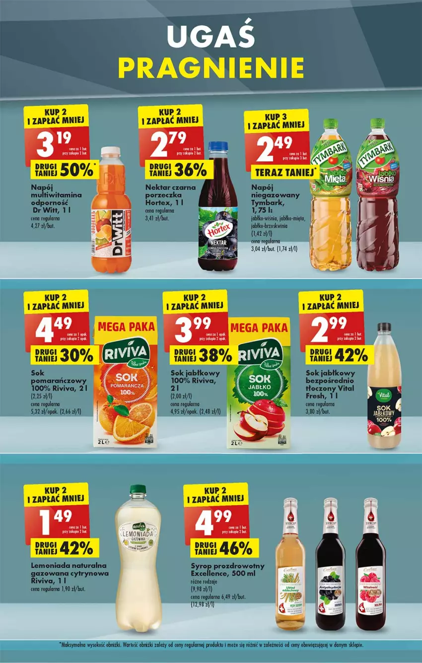 Gazetka promocyjna Biedronka - W tym tygodniu PN - ważna 16.05 do 21.05.2022 - strona 37 - produkty: Hortex, Lemoniada, Mięta, Napój, Nektar, Por, Sok, Sok jabłkowy, Syrop, Tymbark