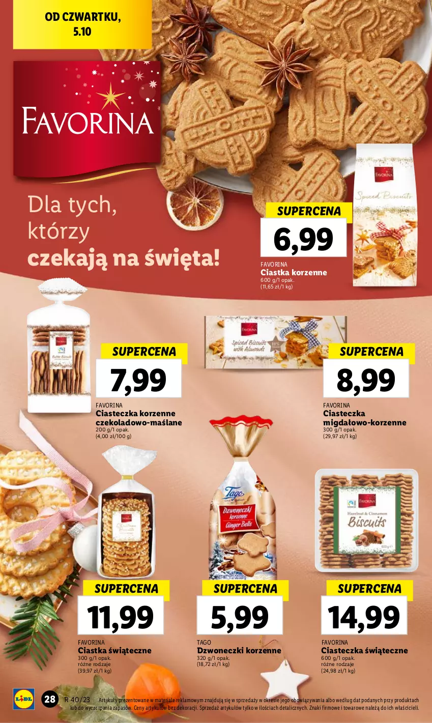 Gazetka promocyjna Lidl - GAZETKA - ważna 05.10 do 07.10.2023 - strona 36 - produkty: Ciastka, Fa, Tago