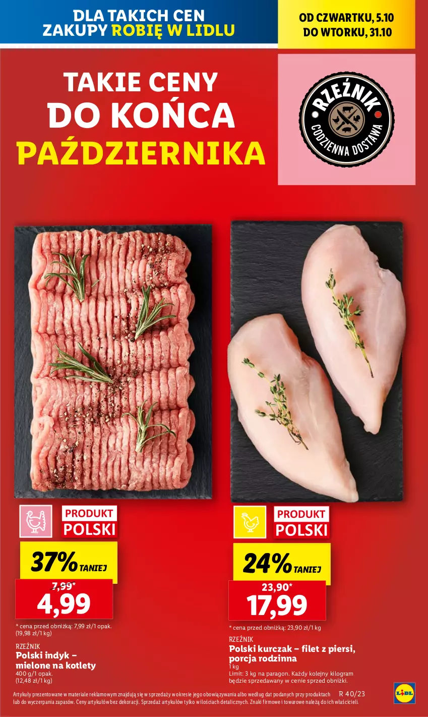 Gazetka promocyjna Lidl - GAZETKA - ważna 05.10 do 07.10.2023 - strona 7 - produkty: Gra, Kotlet, Kurczak, Olej, Por