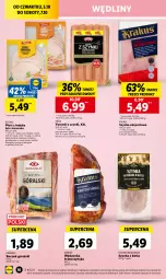 Gazetka promocyjna Lidl - GAZETKA - Gazetka - ważna od 07.10 do 07.10.2023 - strona 24 - produkty: Kurczak, Krakus, Por, Parówki, Parówki z szynki, Dulano, Szynka, PIKOK, Sport, Boczek, Kabanos, Olej