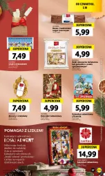 Gazetka promocyjna Lidl - GAZETKA - Gazetka - ważna od 07.10 do 07.10.2023 - strona 35 - produkty: Lizaki czekoladowe, Baton, Lizaki, Kalendarz, Kalendarz adwentowy, Fa