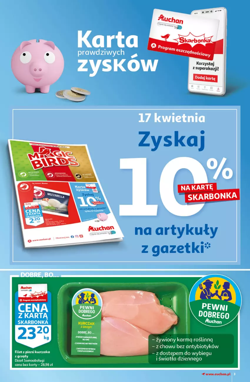 Gazetka promocyjna Auchan - Magic Birds Hipermarkety - ważna 15.04 do 21.04.2021 - strona 3