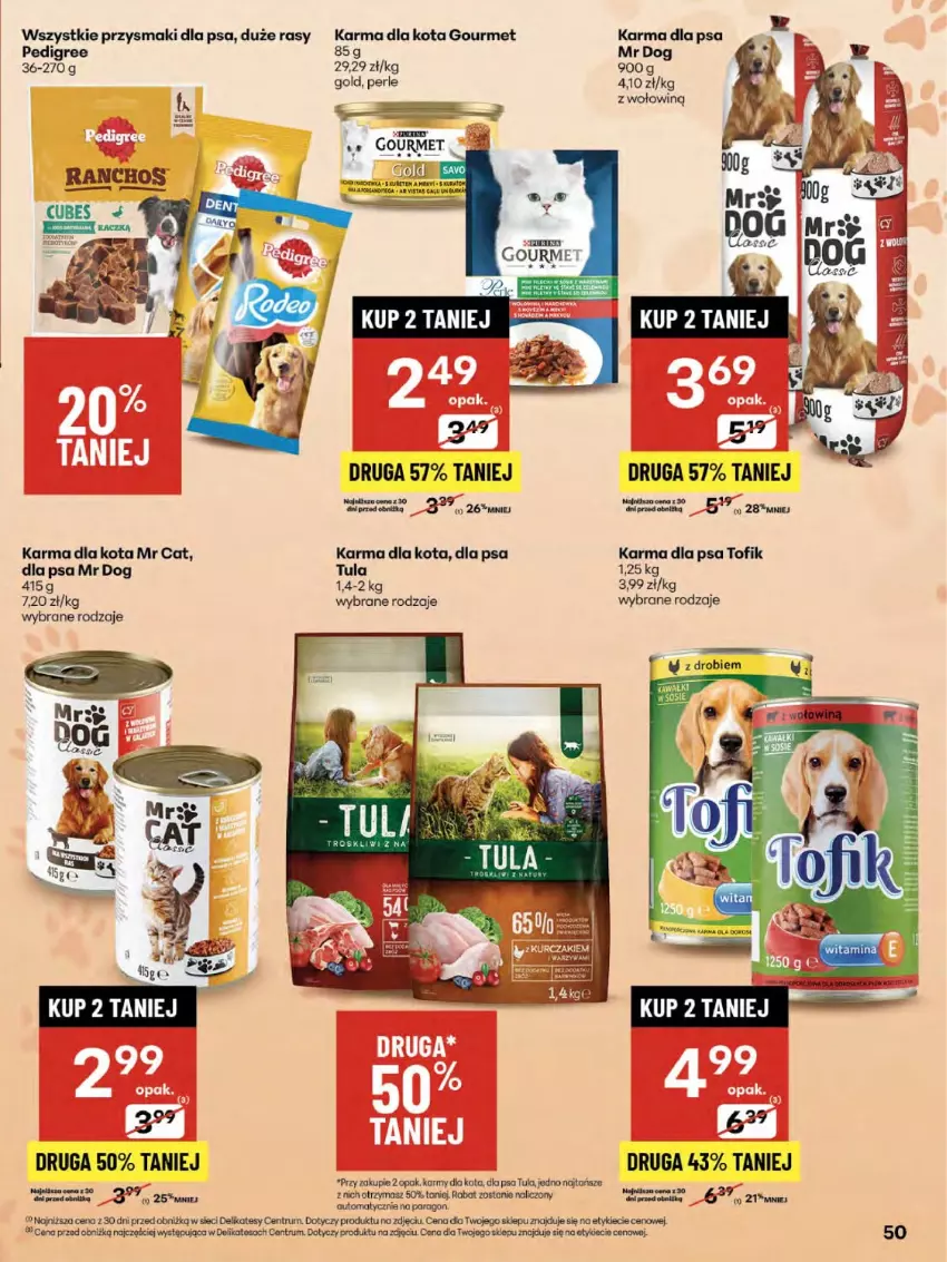 Gazetka promocyjna Delikatesy Centrum - Franczyza DC34 Czwartek - ważna 21.08 do 27.08.2025 - strona 50 - produkty: Kawa, Pedigree, Przysmaki, Rum