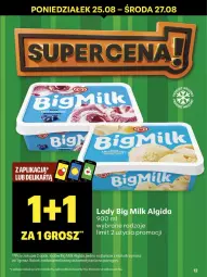 Gazetka promocyjna Delikatesy Centrum - Franczyza DC34 Czwartek - Gazetka - ważna od 27.08 do 27.08.2025 - strona 12 - produkty: Rum, Big Milk, Dron, Lody, Algida, LG