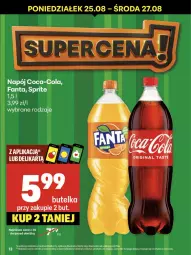Gazetka promocyjna Delikatesy Centrum - Franczyza DC34 Czwartek - Gazetka - ważna od 27.08 do 27.08.2025 - strona 13 - produkty: Rum, Coca-Cola, Dron, Fanta, Sprite, Napój, Fa