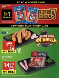 Gazetka promocyjna Delikatesy Centrum - Franczyza DC34 Czwartek - Gazetka - ważna od 27.08 do 27.08.2025 - strona 24 - produkty: Morliny, Kiełbasa, Kiełbasa śląska