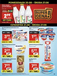 Gazetka promocyjna Delikatesy Centrum - Franczyza DC34 Czwartek - Gazetka - ważna od 27.08 do 27.08.2025 - strona 32 - produkty: Mozzarella, Ser, Rum, Koc, Maślanka, Piątnica, Zott, Bell, Jogurt, Zottarella, Mlekovita, Mascarpone, Serek homogenizowany, Dron, Serek, Danio, Bella, Jogobella, Mleko
