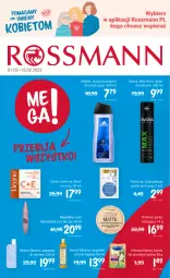 Gazetka promocyjna Rossmann - Gazetka - ważna od 15.02 do 15.02.2022 - strona 1 - produkty: Płyn do kąpieli, Hydrożelowe płatki pod oczy, Krem na dzień i na noc, Bell, Sati, Maybelline, Adidas, Perfecta, Winston, Tusz, Puder, Szampon, Natura Siberica, Syoss, Lakier do włosów, Krem na dzień, Lirene, Lakier