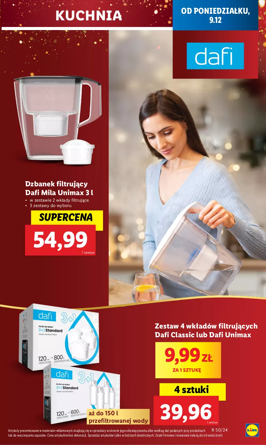 Gazetka promocyjna Lidl - GAZETKA - ważna 09.12 do 15.12.2024 - strona 11 - produkty: Dzbanek, Dzbanek filtrujący, Kuchnia