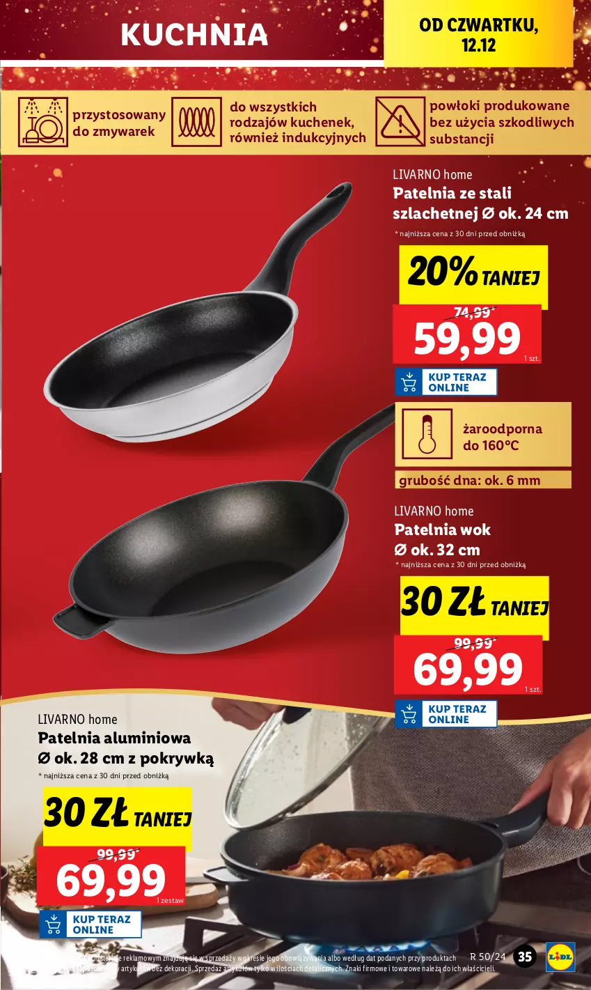 Gazetka promocyjna Lidl - GAZETKA - ważna 09.12 do 15.12.2024 - strona 37 - produkty: Ivar, Kuchnia, Patelnia, Por