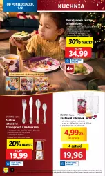 Gazetka promocyjna Lidl - GAZETKA - Gazetka - ważna od 15.12 do 15.12.2024 - strona 8 - produkty: Por, Ivar, Kuchnia, Widelec, Tera, Talerz, Dzieci, Danio, Zestaw sztućców, Kubek, Miska