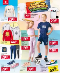 Gazetka promocyjna Selgros - Katalog Szkoła - Gazetka - ważna od 30.09 do 30.09.2023 - strona 16 - produkty: Top, Gin, Buty, Szorty, T-shirt, Wełna, Legginsy, Dzieci, Spodnie, Bluza, Trampki