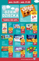 Gazetka promocyjna Aldi - Oferta weekendowa - Gazetka - ważna od 31.05 do 31.05.2025 - strona 7 - produkty: Lubisie, Ciastka, Prince Polo, Sanki, Mysz, Galaretki, Toffifee, Delicje, Gala, Lanki, Oreo, Kinder, Milka, Kokos