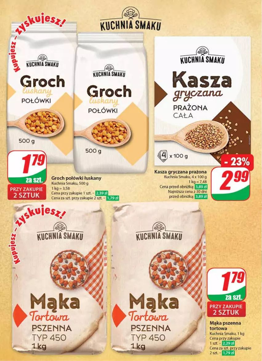 Gazetka promocyjna Dino - Gazetka 22 / 2024 - ważna 29.05 do 04.06.2024 - strona 20 - produkty: Fa, Groch, Gry, Kasza, Kasza gryczana, Kuchnia, Mąka, Mąka pszenna