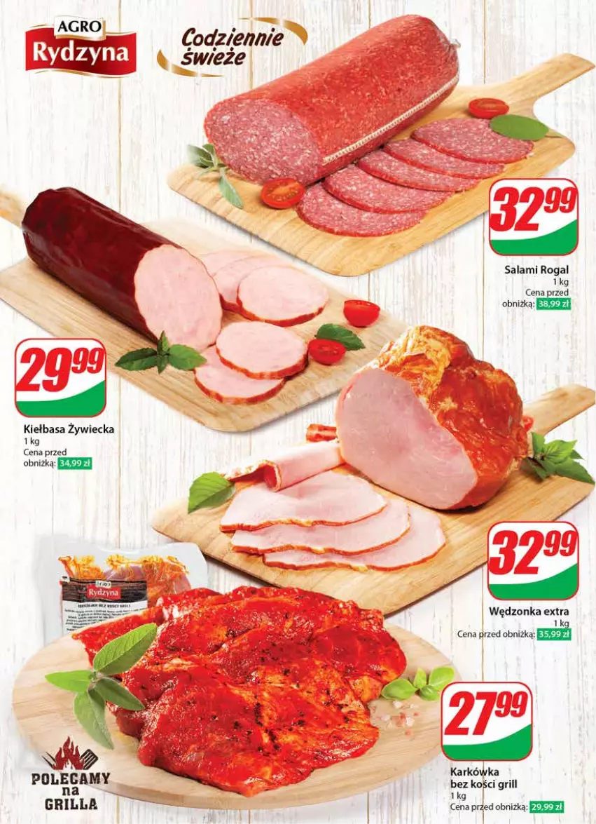 Gazetka promocyjna Dino - Gazetka 22 / 2024 - ważna 29.05 do 04.06.2024 - strona 32 - produkty: Grill, Kiełbasa, Rogal, Salami