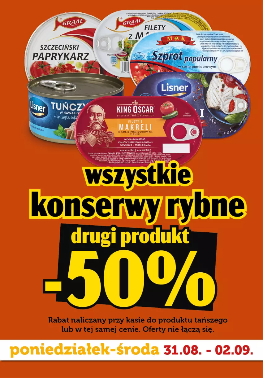 Gazetka promocyjna Topaz - Gazetka - ważna 31.08 do 02.09.2026 - strona 4 - produkty: Omega-3, Ser, Sok, Sos