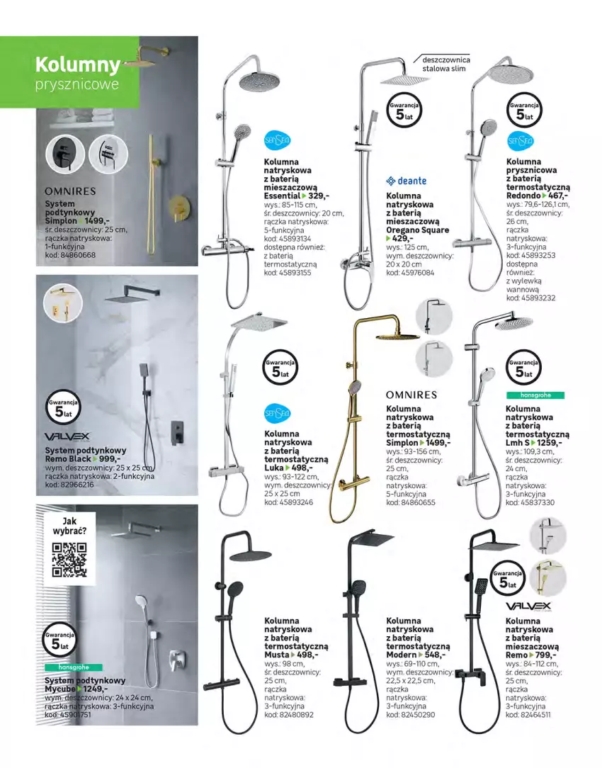 Gazetka promocyjna Leroy Merlin - Katalog Projekty 2021 - ważna 01.06 do 30.09.2021 - strona 72 - produkty: Kolumna natryskowa, Mus, Termos