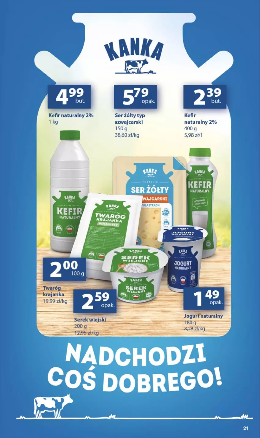 Gazetka promocyjna Delikatesy Centrum - Franczyza DC29 Czwartek - ważna 16.07 do 22.07.2026 - strona 21 - produkty: Cars, Kefir, Kefir naturalny, Ser