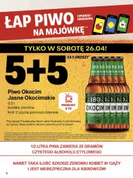 Gazetka promocyjna Delikatesy Centrum - Franczyza DC17 Czwartek - Gazetka - ważna od 30.04 do 30.04.2025 - strona 5 - produkty: Piwa, Piwo, Rum, Koc, Dron, Okocim