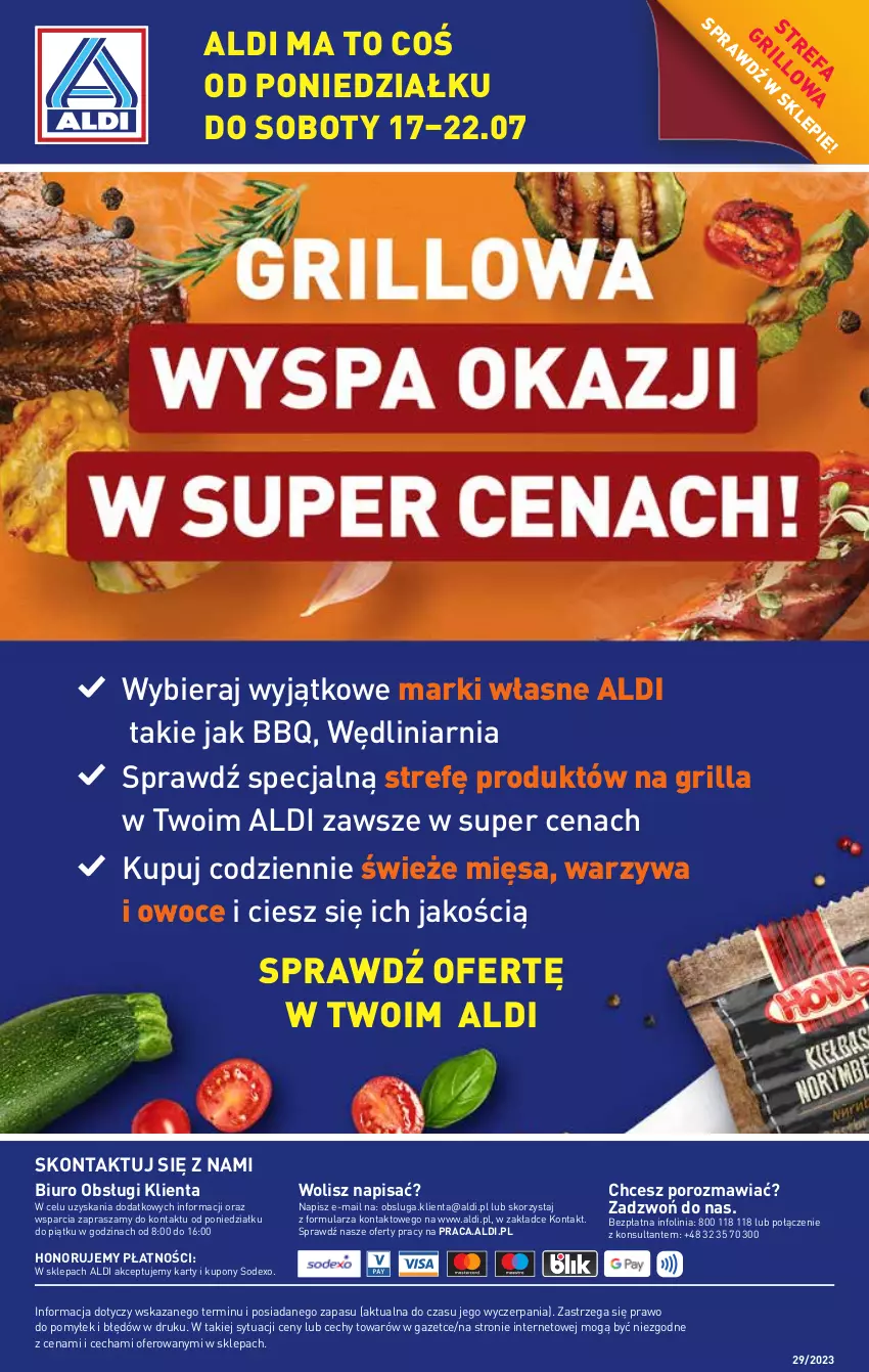 Gazetka promocyjna Aldi - Artykuły przemysłowe i tekstylia - ważna 19.07 do 22.07.2023 - strona 12 - produkty: Biuro, Fa, Grill, O nas, Owoce, Por, Warzywa