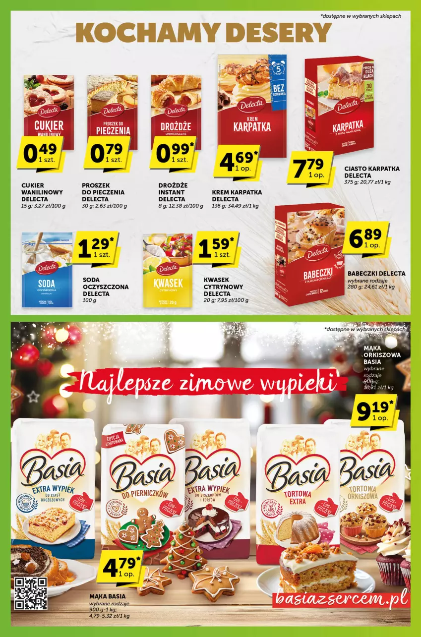 Gazetka promocyjna ABC - ważna 31.10 do 12.11.2024 - strona 5 - produkty: Babeczki, Cukier, Cukier wanilinowy, Delecta, Drożdże, Karp, Piec, Proszek do pieczenia, Soda oczyszczona